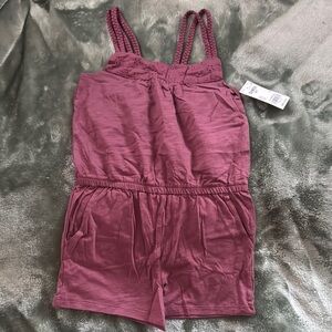 Kids Plum Romper